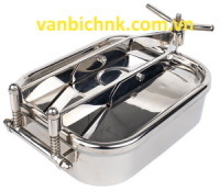 Nắp bồn inox vi sinh dáng chữ nhật